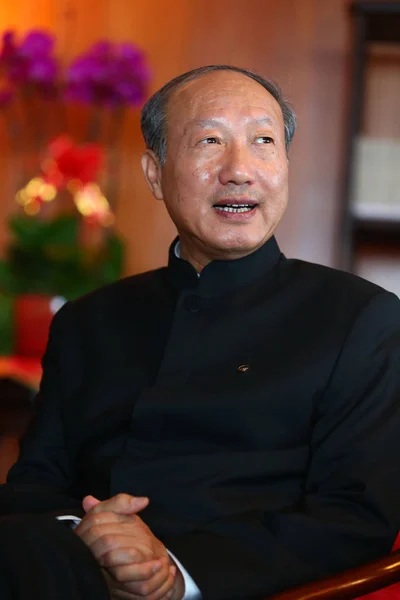 Chen Feng Ordförande Och Grundare Kinesiska Företag Konglomerat Hna Group — Stockfoto