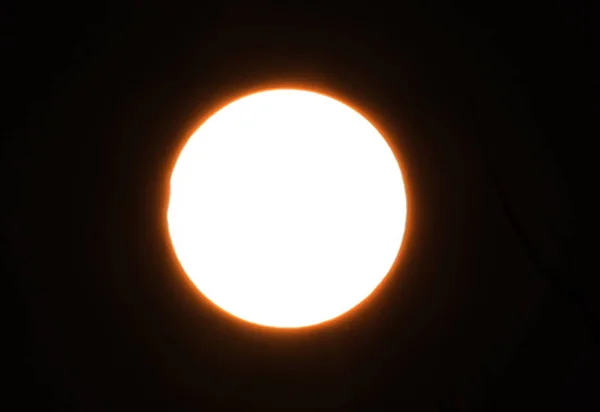 Eclipse Solar Parcial Cielo Beijing China Enero 2019 —  Fotos de Stock