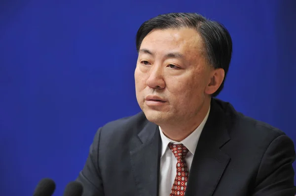 Yang Yudong Director National Railway Administration Nra Attends Press Conference — Stock Photo, Image