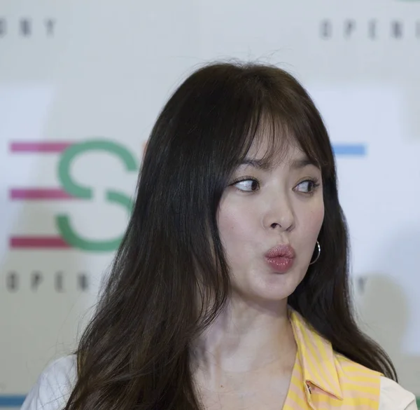 Jihokorejské Herečka Song Hye Kyo Navštěvuje Premiéře Party Pro Esprit — Stock fotografie