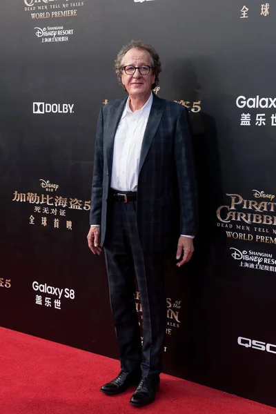 Attore Australiano Geoffrey Rush Arriva Sul Tappeto Rosso Prima Del — Foto Stock