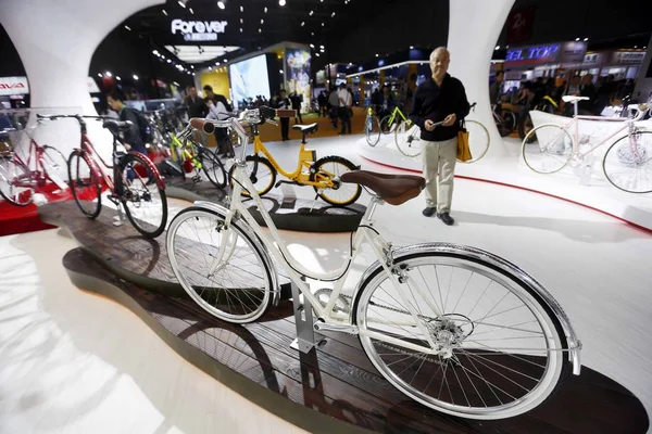 Vélo Phoenix Est Exposé Lors 27E Salon International Vélo Chine — Photo