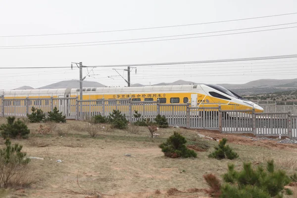 Tren Bala Crh China Railway High Speed Ejecuta Para Una —  Fotos de Stock