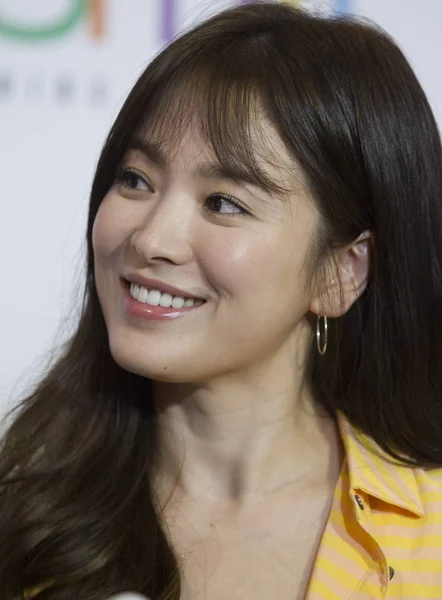 Południowokoreańska Aktorka Song Hye Kyo Uczęszcza Noc Otwarcia Strony Dla — Zdjęcie stockowe