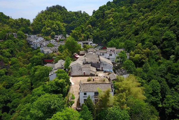 Qiyunshan Dorf Auf Einer Klippe Des Berges Qiyun Der Stadt — Stockfoto
