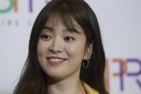 Atriz Sul Coreana Song Hye Kyo Participa Festa Noite Abertura — Fotografia de Stock