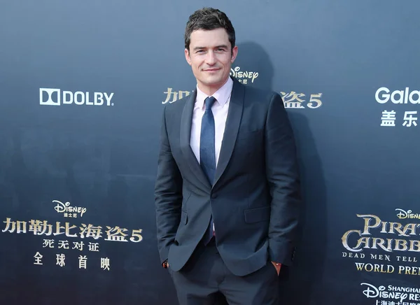 Attore Inglese Orlando Bloom Arriva Sul Tappeto Rosso Prima Del — Foto Stock