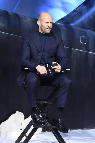 Angielski Aktor Jason Statham Uczęszcza Premiera Zdarzenie Dla Swojego Nowego — Zdjęcie stockowe