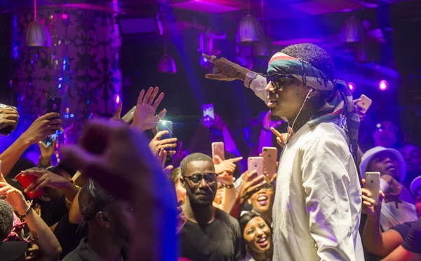 Rapero Estadounidense Soulja Boy Actúa Frente Una Multitud Fans Club —  Fotos de Stock
