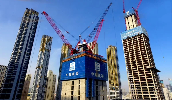 Den Baoneng Shenyang Global Financial Center Den Högsta Byggnaden Nordöstra — Stockfoto