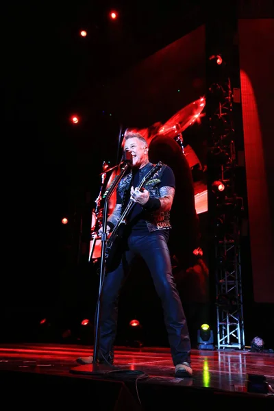 James Hetfield Miembro Banda Estadounidense Heavy Metal Metallica Actúa Durante — Foto de Stock