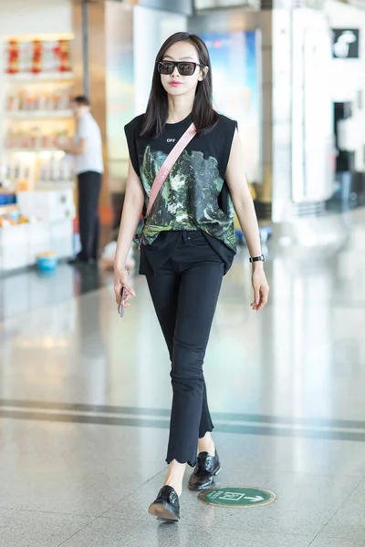 Chanteuse Actrice Chinoise Victoria Song Song Qian Groupe Filles Sud — Photo