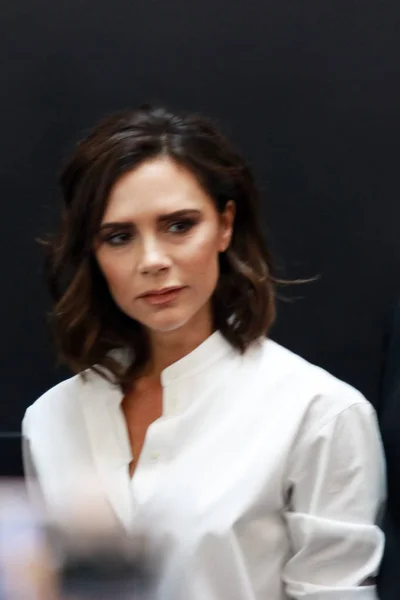 Cantante Socialita Inglesa Victoria Beckham Asiste Evento Promocional Shanghai China — Foto de Stock