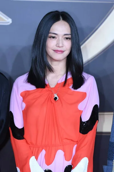 Chińska Aktorka Yao Chen Przybywa Czerwonym Dywanie Ceremonii Rozdania Nagród — Zdjęcie stockowe