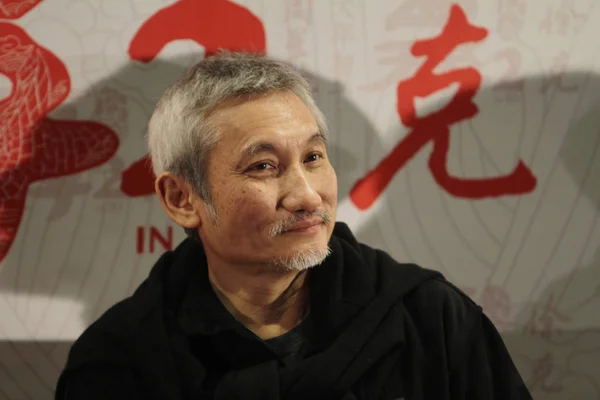 Hong Kong Direktör Tsui Hark Deltar Ett Evenemang För Sin — Stockfoto