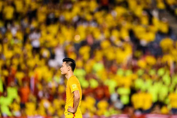 Gao Lin China Prepares Play Penalty Shot Score Goal Syria — Stock Photo, Image