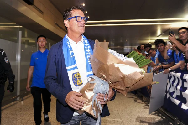 Manajer Sepak Bola Italia Fabio Capello Pelatih Kepala Baru China — Stok Foto