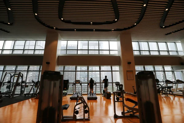 Vista Del Gimnasio Oficina Chengdu Tencent Donde Timi Studio Creó —  Fotos de Stock