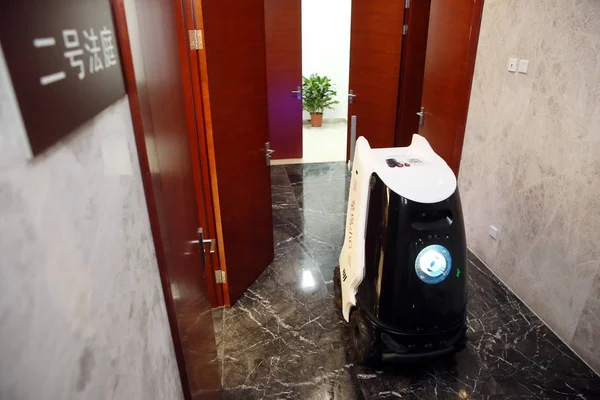 Delivery Robot Named Xiao Little Which Designed Fast Last Mile — Stock Photo, Image