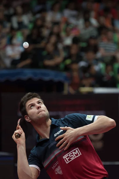 ドイツの Dimitrij Ovtcharov シーマスター 2017 Ittf ワールド ツアー プラチナ チャイナ — ストック写真