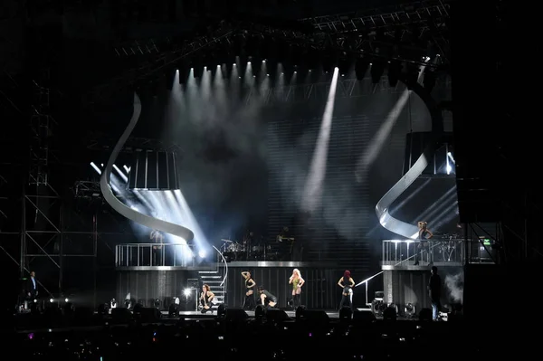 Американская Певица Бритни Спирс Выступает Время Концерта Тайбэе Тайвань Июня — стоковое фото