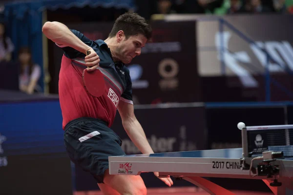 ドイツの Dimitrij Ovtcharov シーマスター 2017 Ittf ワールド ツアー プラチナ チャイナ — ストック写真