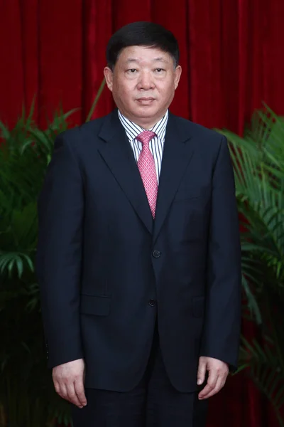 Sedan Shanghai Vice Mayor Baojun Deltar Ett Möte Shanghai Kina — Stockfoto