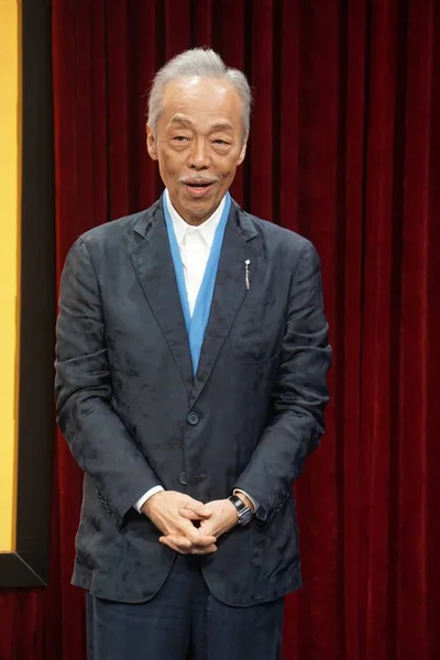 Japoński Piosenkarz Tanimura Shinji Uczęszcza Konferencji Prasowej Koncert Podczas Tanimura — Zdjęcie stockowe