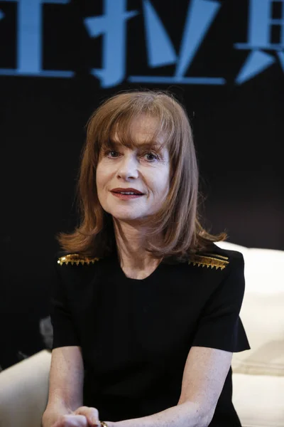 프랑스 여배우 이자벨 Huppert 2017 그녀의 Isabelle Huppert 그리트 베이징 — 스톡 사진