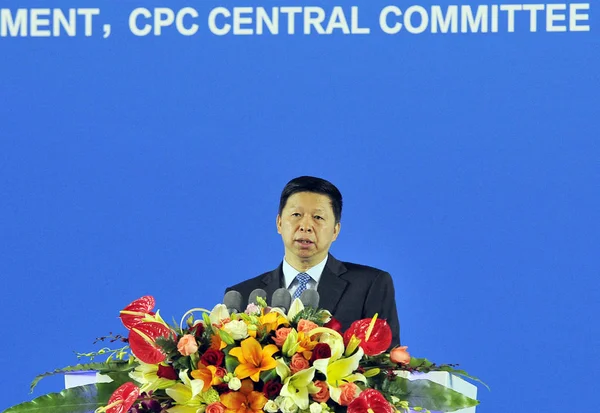 Song Tao Head International Liaison Department Communist Party China Delivers — Stock Photo, Image