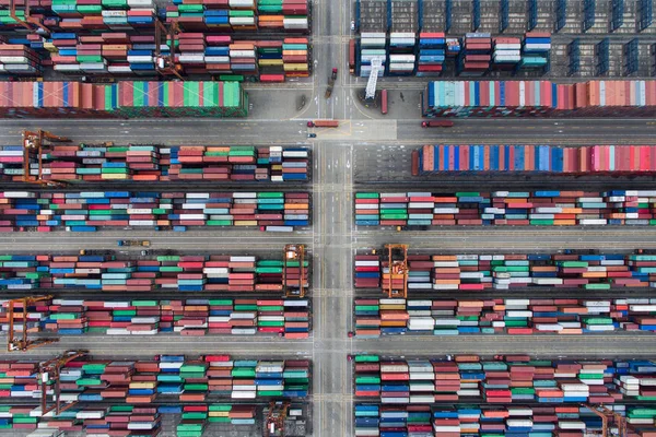 Containers Haven Van Shenzhen Zuid China Guangzhou Province Februari 2017 — Stockfoto