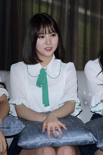 Miembros Del Grupo Chicas Surcoreanas Gfriend Asisten Evento Mediático Taipei —  Fotos de Stock