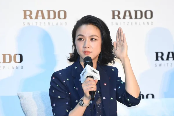 Chinese Actress Tang Wei Attends Promotional Event Rado Watches Beijing — Stock Photo, Image