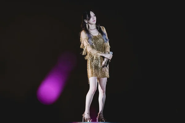 Sydkoreansk Sångerska Kim Tae Yeon Bättre Känd Som Taeyeon Sydkoreansk — Stockfoto
