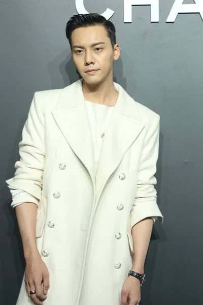 Cantante Actor Hong Kong William Chan Posa Fiesta Chanel J12 — Foto de Stock