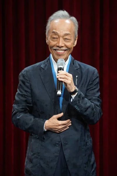 Cantante Compositora Japonesa Tanimura Shinji Asiste Una Conferencia Prensa Para — Foto de Stock