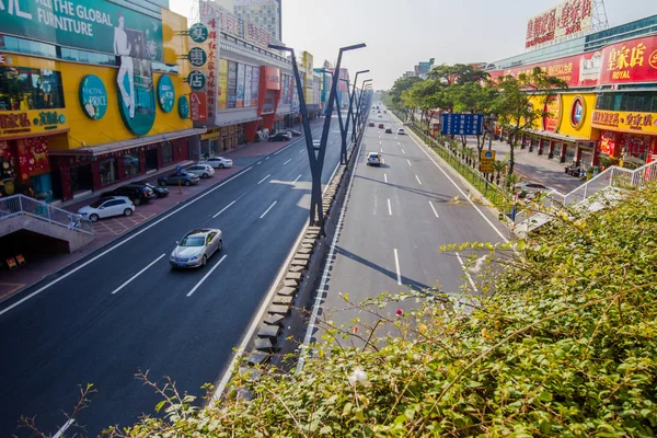 View Almost Empty Street Chinese Lunar New Year Also Known — Stock Photo, Image