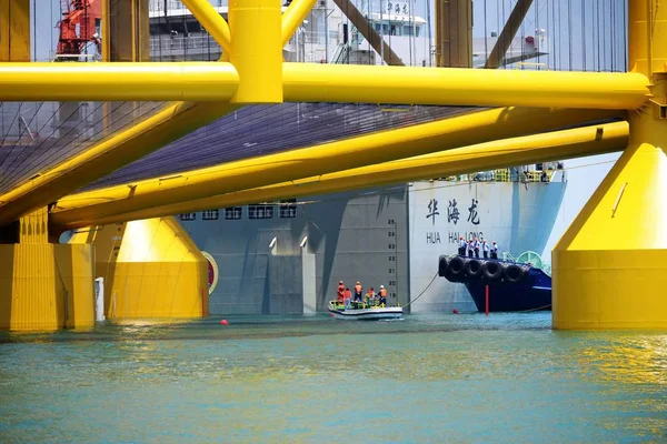 Die Ocean Farm Eine Intelligente Offshore Anlage Die Von China — Stockfoto