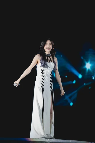 Südkoreanische Sängerin Kim Tae Yeon Besser Bekannt Als Taeyeon Aus — Stockfoto