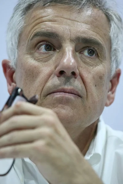 Juan Antonio Samaranch Başkan Yardımcısı Uluslararası Olimpiyat Komitesi Ioc Bir — Stok fotoğraf