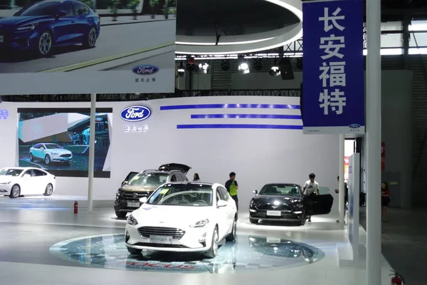 Newmondeo Coche Ford Muestra Durante Una Exposición Automóviles Shanghai China — Foto de Stock