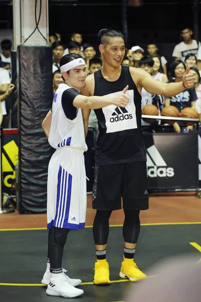 Taiwan Out Jeremy Lin Estrella Nba Brooklyn Nets Cantante Taiwanés —  Fotos de Stock