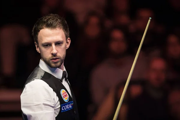 Judd Trump Inglaterra Considera Una Oportunidad Para Stuart Bingham Inglaterra — Foto de Stock