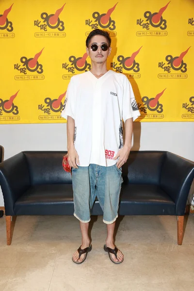 Японський Актор Yosuke Kubozuka Фото Під Час Інтерв Гонконгу Комерційних — стокове фото