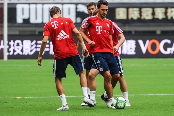 Les Joueurs Bayern Munich Participent Une Séance Entraînement Pour Coupe — Photo