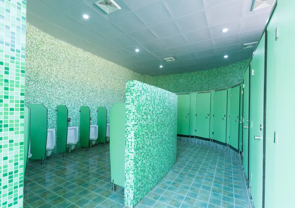 Vista Interna Una Toilette Delle Primarie Colorate Nuovo Semestre Nella — Foto Stock