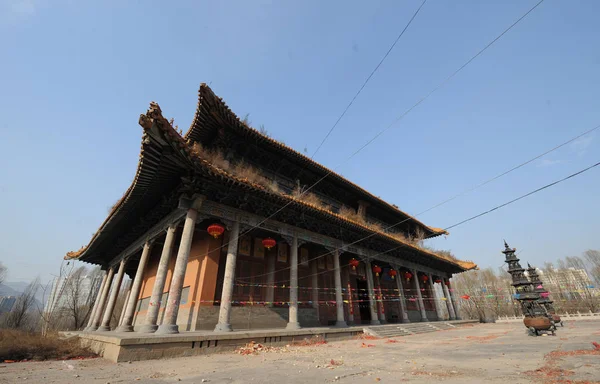 Qingxu Ilçesinde Taiyuan Şehrinde Kuzey Çin Shanxi Eyaletinde Terk Edilmiş — Stok fotoğraf