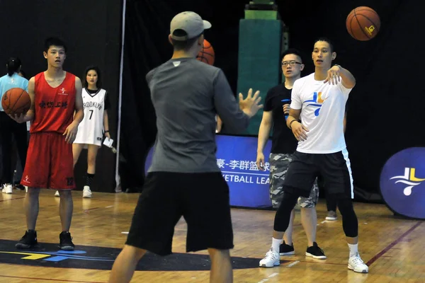 Nba Star Jeremy Lin Brooklyn Nets Right Attends Bastketball Event — Stock Photo, Image