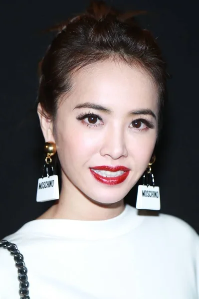 Cantante Taiwanesa Jolin Tsai Asiste Moschino Fashion Show Durante Semana — Foto de Stock