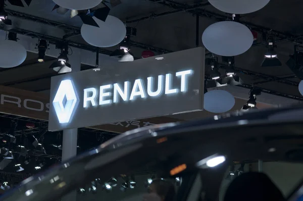 Blick Auf Den Stand Von Renault Während Der Internationalen Automobilausstellung — Stockfoto
